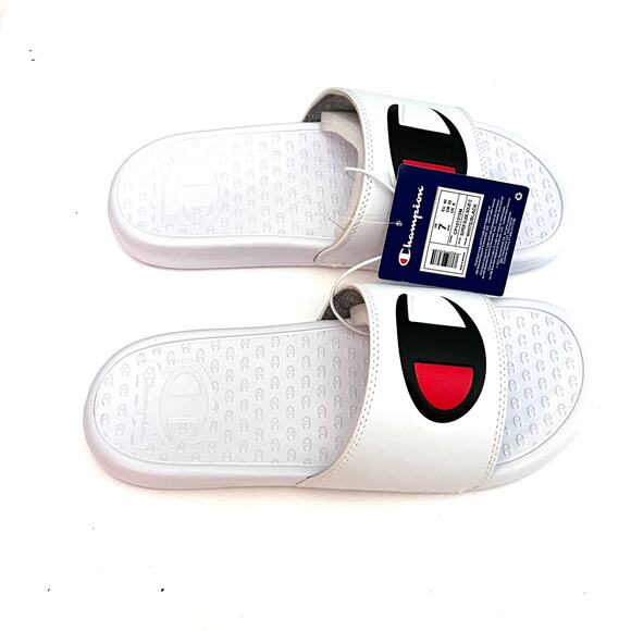 Champion Men\'s Athletic Sporty Logo Slide Sz 7 main image 8